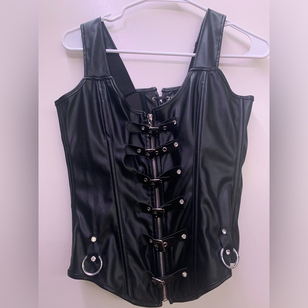 Pleather Corset